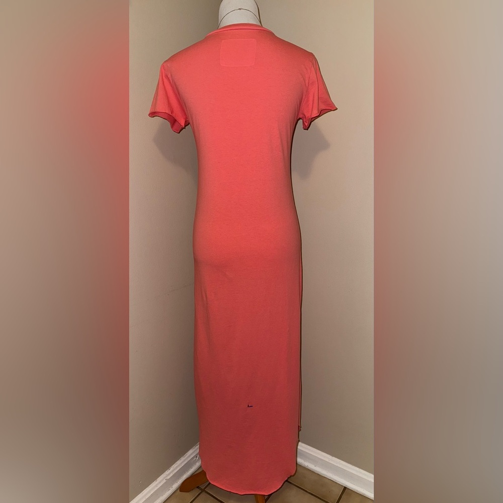 Frank & Eileen Harper Tee Maxi Dress,Size-XS,Color-Coral - Picture 3 of 8